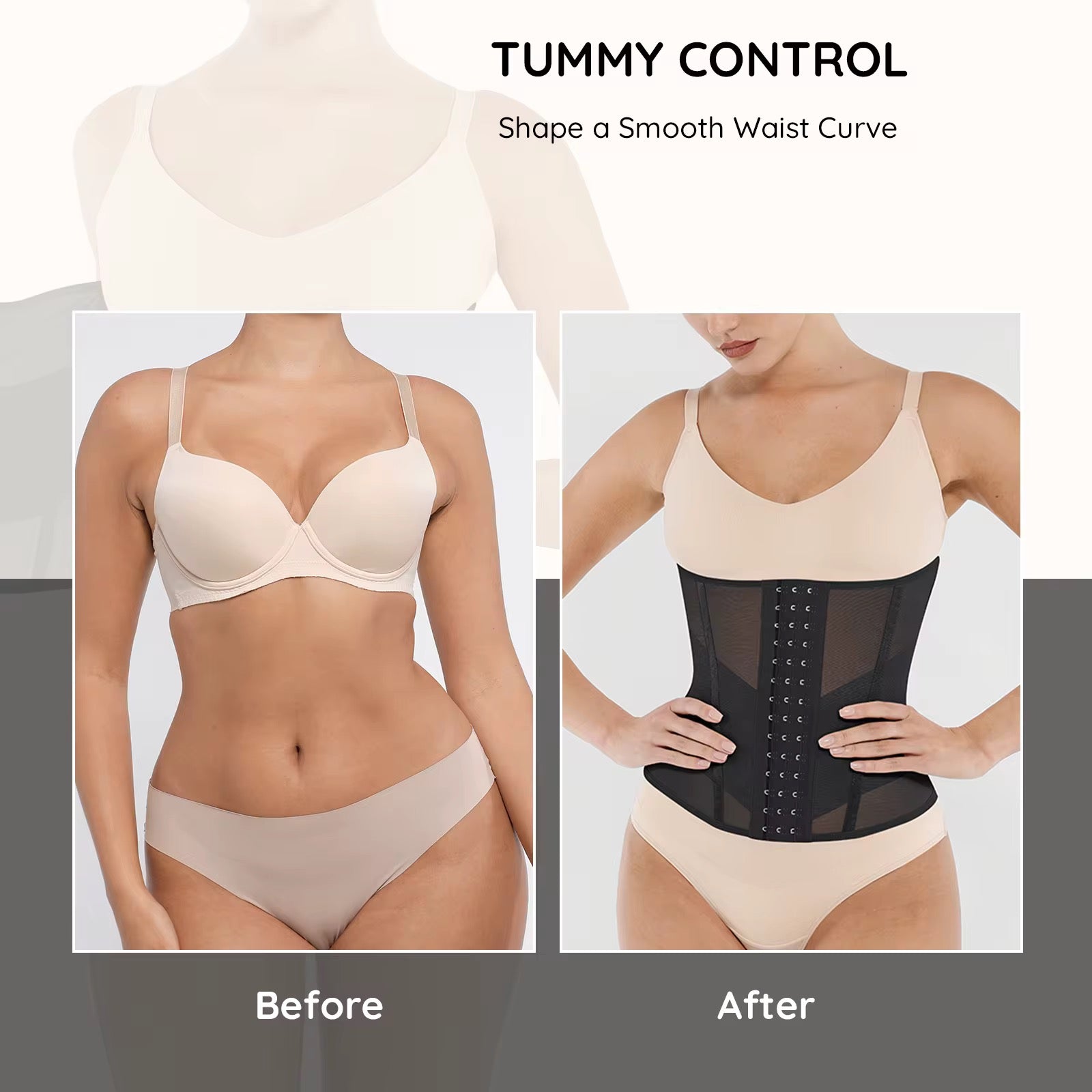 THE WAIST TRIMMER - Women's multi colored body shapewear