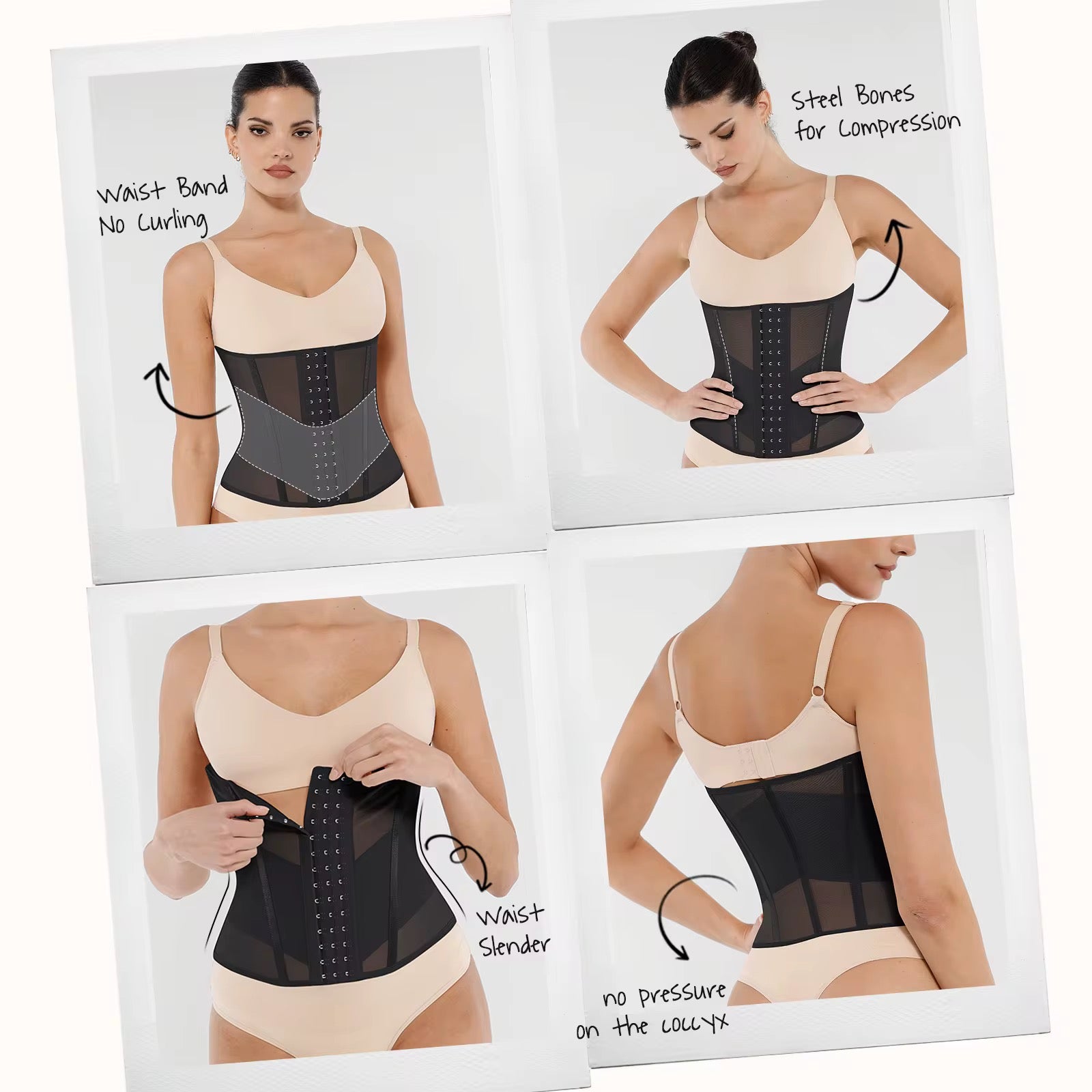 THE WAIST TRIMMER - Women's multi colored body shapewear